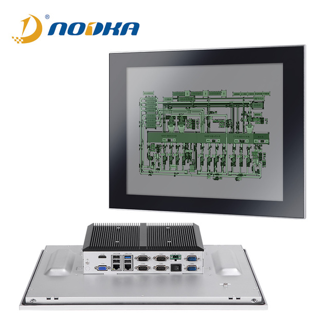 Fanless Integrated Capacitive Touch Screen Wall Mount 17 Inch Industrial Panel PC IP65