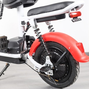 Scooter électrique chinois de 14 pouces pour adultes, vélo électrique avec batterie portable 48V 12A, cadre en acier, vélo électrique de ville - Product Image 5
