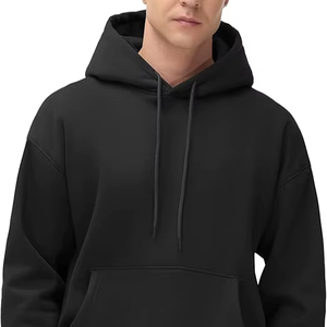 Pull-over en polaire épais pour homme, personnalisé avec logo OEM, à séchage rapide, doublé, en polyester/coton, pour l'hiver – Vente en gros à prix réduit - Product Image 1