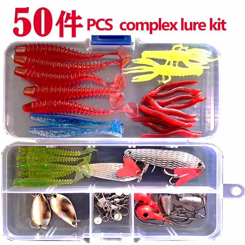 Appât leurre - 50 pièces de ligne de pêche