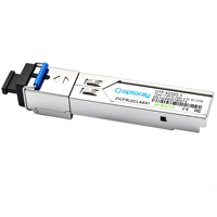 Transceivers optiques à fibre monomode SFP de haute qualité 155 Mb/s 1550 nm/1310 nm BIDI 20 km avec connecteur SC pour ONU dans les applications FTTH