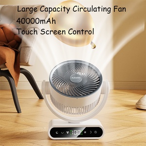 40000mAh Large Capacity Portable Intelligent Remote Control LED Rechargeable Fan Five-Speed Cycle Fan Gorgeous <b>Outdoor</b> - Product Image 5
