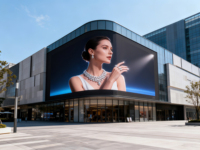 Pantalla LED S5 para Exteriores de 7680HZ 4K IP66 Resistente al Agua, 5000cd de Brillo, HDR10+, Legible Bajo la Luz Solar, para Publicidad en Edificios