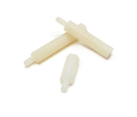 Entretoises hexagonales en nylon à une extrémité, colonnes de support d'isolation en plastique M2 M2.5 M3 M4 M5