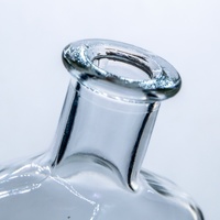 Botol Anggur Kaca Bening 750ml Bahan Berkualitas Tinggi, Wadah Minuman Keras Premium, Botol Kaca Logo Kustom Grosir