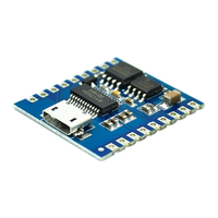 Module de lecteur MP3 miniature 4 Mo Lecture vocale Déclencheur IO Contrôle du port série Téléchargement USB Module de lecture vocale Flash DY-SV17F