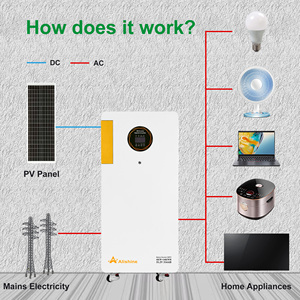 Batterie Alishine haute efficacité 6 kW 16 kWh à onde sinusoïdale pure pour appareils domestiques solaires hors réseau MPPT - Product Image 5
