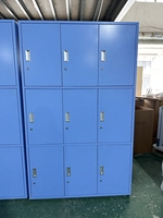 Armoire de laboratoire médical scolaire, meuble de rangement en acier, casier à vêtements en acier thermolaqué