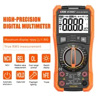 VICTOR Ruoshui VC890C+/D Versi Baru 2024 Multimeter Digital 1999 Tampilan True RMS Arus AC/DC Maksimal 20A (Akurasi 0.5%+3)
