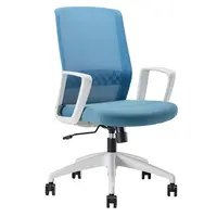 Kehong-sillas de oficina ergonómicas con espalda media para visitante, sillas ergonómicas de malla para ordenador, novedad