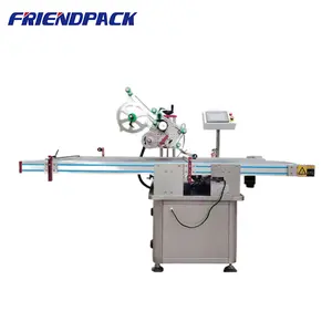 ULM-700R Automatic Round Bottle Labeling Machine Label Applicator Food Can Vertical Roll Bottle Sticker Labeling Machine