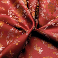 Luxe lustre 100% Polyester Satin tissu 150d fil compter respirant Textile de mariée pour robes de mariée robes de soirée bagages