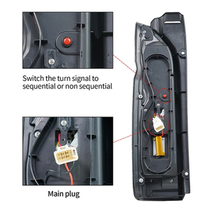 ชุดไฟท้าย LED สำหรับ<span class=keywords><strong>รถ</strong></span><span class=keywords><strong>ตู้</strong></span>โตโยต้าไฮเอซ 200 คอมมิวเตอร์ ปี 2005 - 2018 - Product Image 6