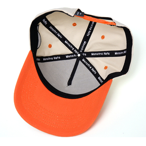 Gorra de Béisbol Premium de Sarga de Algodón de Fábrica, Personalizada con Logotipo de Parche Tejido de 5 Paneles, Ajuste Profundo, Estructurada, Diseño Gráfico de Dos Tonos - Product Image 3