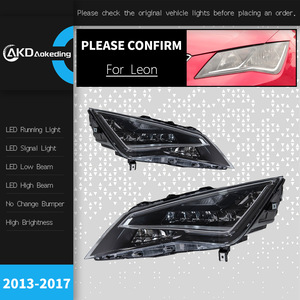 Ensemble de phares LED compatible avec <span class=keywords><strong>SEAT</strong></span> <span class=keywords><strong>LEON</strong></span> 2013-2017, remplacement direct du phare halogène - Product Image 6