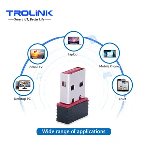 TROLINK Low MOQ 2.4GHz MTK7601Mini Wifi Dongle 150Mbps Wireless Usb Adapter