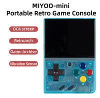 Console de jeu portable RG35XX 64GB 2600mAh batterie rechargeable écran de 3.5 pouces moniteur de jeu système de jeux vidéo portable