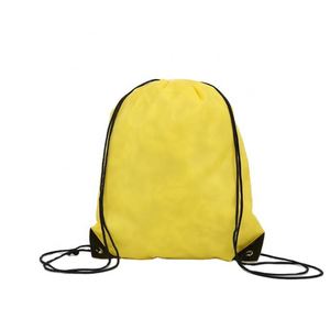Sac de sport personnalisé Ulikeke en polyester 210D bordeaux avec cordon de serrage imperméable et sac anti-poussière RPET pour chaussures de football avec logo - Product Image 1