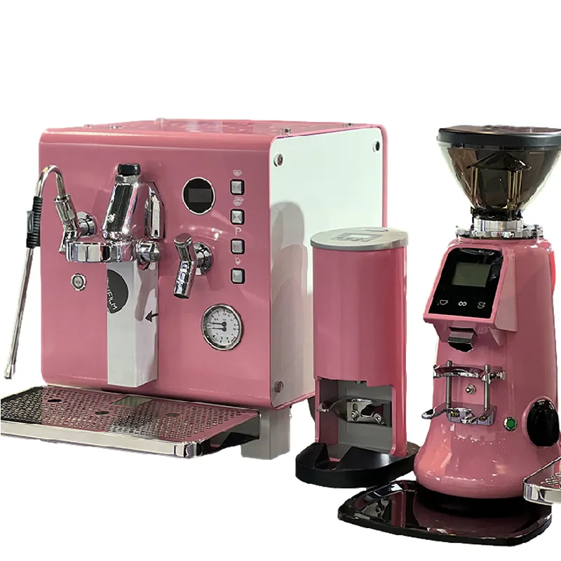 Toptan ticari kullanım fincan Latte Cappuccino yarı otomatik Espresso kahve makinesi uzun buhar süt köpüren değnek ile