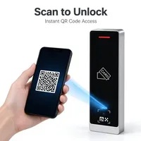 Lecteur de codes QR RFID étanche IP67, scanner de contrôle d'accès Wiegand RS485, système d'entrée de porte avec cartes EM HID MF QR701
