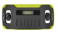 Noodradio met zonne- en handaangedreven oplading - Digitale AM/FM-radio, LED-zaklamp & telefoonoplader