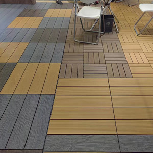 Nouveaux produits imperméables, carreaux en WPC à faire soi-même, largeur 300 mm, installation à verrouillage automatique sans clips en plastique, carreaux en gazon à faire soi-même et carreaux en <span class=keywords><strong>pierre</strong></span> à faire soi-même - Product Image 2