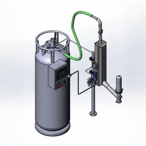 Mesin Doser otomatis 9000 BPJ mesin pengisi Nitrogen cair untuk botol air murni