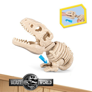 16 Pezzi Dinosauri a Sorpresa che Mordono il Dito, Capsule Giocattolo con Figure di Dinosauri, Giocattolo Interattivo Scherzo Antistress per Bambini, Gioco Educativo - Product Image 1