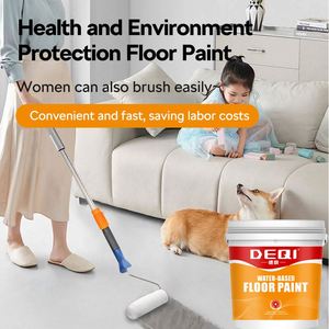 DEQI <b>Coating</b> <b>Paint</b> Floor <b>Paint</b> Wear-resistant Water-based Floor <b>Paint</b> Epoxy Primer for Floor Indoor/Outdoor - Product Image 2