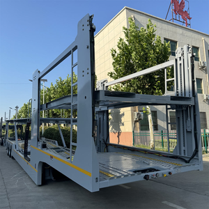 Semirremolque Portacoches <span class=keywords><strong>de</strong></span> 2 y 3 Ejes, Nuevo y Usado <span class=keywords><strong>de</strong></span> Fábrica, <span class=keywords><strong>para</strong></span> Transporte <span class=keywords><strong>de</strong></span> 8 Autos, con Rampa Hidráulica - Product Image 5