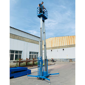 6-20m Portable Vertical Mast Hydraulic Man Lift <b>Aluminum</b> <b>Platform</b> for Aerial <b>Working</b> SJL <b>Aluminum</b> <b>Platform</b> Lift SJL - Product Image 4