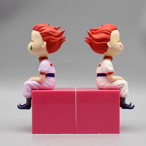 Figura de HUNTERS de Anime de 12CM, 2 estilos, <span class=keywords><strong>muñeco</strong></span> bonito, figura de acción de Hisoka, figura de tapón, modelo sentado de Hisoka, juguetes de colección de PVC - Product Image 5