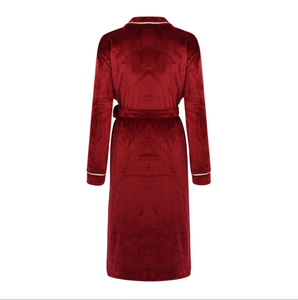 Bộ áo choàng tắm chất liệu vải san hô polyester ấm áp và dày dặn dành cho cặp đôi - Product Image 3