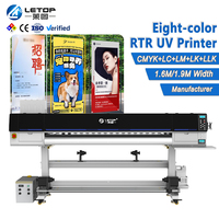 Impresora digital de inyección de tinta LETOP Factory de 1.6M y 1.9M para impresión de lonas y pancartas, impresora UV rollo a rollo