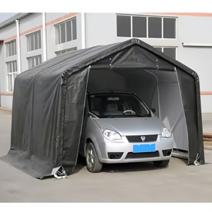 Abri <span class=keywords><strong>de</strong></span> voiture portable pour <span class=keywords><strong>jardin</strong></span>, camping-car et SUV, en acier imperméable, bon marché et <span class=keywords><strong>de</strong></span> haute qualité - Product Image 4