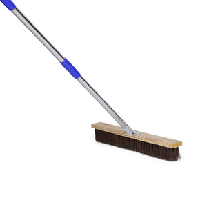 Brosse à plancher en fibres de palmier à long manche, brosse de nettoyage robuste pour entrepôt, garage et atelier - Product Image 5