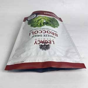 Custom Logo Frozen Food Pouch <b>Heat</b> <b>Seal</b> for Food Dried Vegetable Frozen Vegetables <b>Bag</b> Ziplock Pouches - Product Image 6