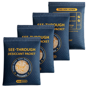 Sacs déshumidificateurs FYD 500g pour cuisine, absorption d'<span class=keywords><strong>humidité</strong></span> pour stockage alimentaire, protection <span class=keywords><strong>anti</strong></span>-<span class=keywords><strong>humidité</strong></span> - Product Image 1