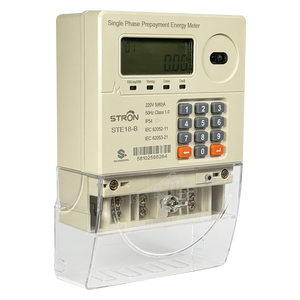 <span class=keywords><strong>Compteur</strong></span> d'électricité monophasé STS avec clavier de prépaiement, écran LCD et sous-comptage RS485 - Product Image 2