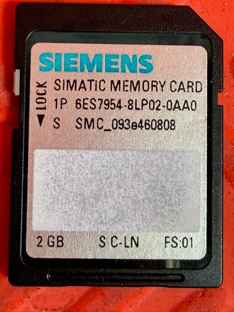 6ES7 954-8LP02-0AA0 S7 24MB Card FS:01 in Stock Now
