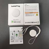 Traceur GPS étanche pour animaux de compagnie, étiquette ronde, Bluetooth, anti-perte, compatible avec Google Find My Device pour animaux