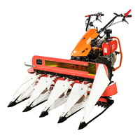 Moissonneuse-batteuse mini automatique diesel ZAFH 188F pour riz, blé et céréales – Haute efficacité, faible bruit, transmission par engrenages, 7-9 CV