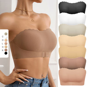 En stock soutien-gorge post-chirurgical respirant à haute élasticité, ourlet confortable, bande antidérapante invisible, fermeture avant, soutien-gorge sans bretelles - Product Image 2