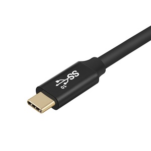 Type C To Type C <b>Cable</b> 100W 10Gbps PD Fast <b>Charging</b> Data Transfer Black PVC Copper Conductor - Product Image 3