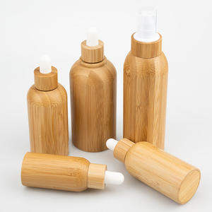 Vietnam WeWood Bouchon à vis en bambou Flacon compte-gouttes en verre 10ml 20ml 30ml 50ml 100ml Couvercles d'huile essentielle Bouchons et fermetures - Product Image 4