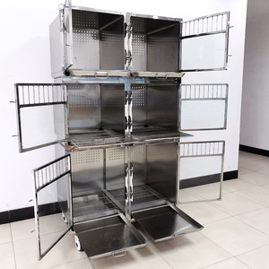 LIZE PET Cattery Jaula móvil para perros y gatos Vitrina <span class=keywords><strong>de</strong></span> embarque para <span class=keywords><strong>mascotas</strong></span> <span class=keywords><strong>de</strong></span> acero inoxidable Portador <span class=keywords><strong>de</strong></span> madera para exhibición <span class=keywords><strong>de</strong></span> animales <span class=keywords><strong>Tienda</strong></span> <span class=keywords><strong>de</strong></span> <span class=keywords><strong>mascotas</strong></span> - Product Image 6