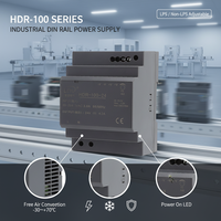 24V 100W Din Raylı Güç Kaynağı, PLC ve Otomasyon için Ultra İnce Endüstriyel AC DC Anahtarlamalı Güç Kaynağı