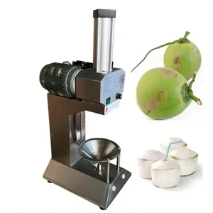 Otomatik hindistan cevizi makinesi yeşil hindistan cevizi kabuğu soyucu kesme soyma makinesi/meyve cilt soyma makinesi