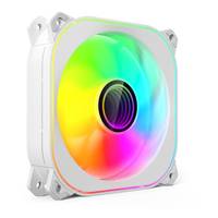 Ventilateur de refroidissement CPU RGB SOEYI en promotion, alimentation 3 broches, ventilateur ARGB en cuivre 4 broches pour PC, radiateur de refroidissement par air avec lumière miroir infini