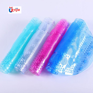 YIJU Alfombrilla Antideslizante Transparente de PVC para Baño, Impermeable, con Ventosas, para Masajes, Spa y Ducha, Venta Caliente de Fábrica - Product Image 1